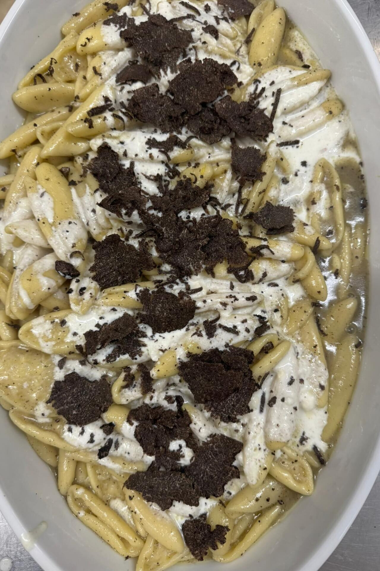 Cavatelli con cacioricotta e tartufo